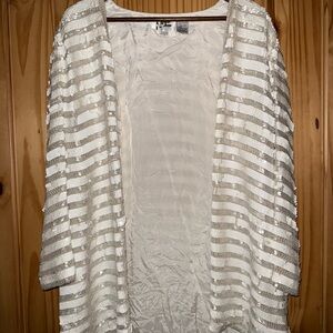 Vintage Niteline 80’s | Sequin Open Cardigan